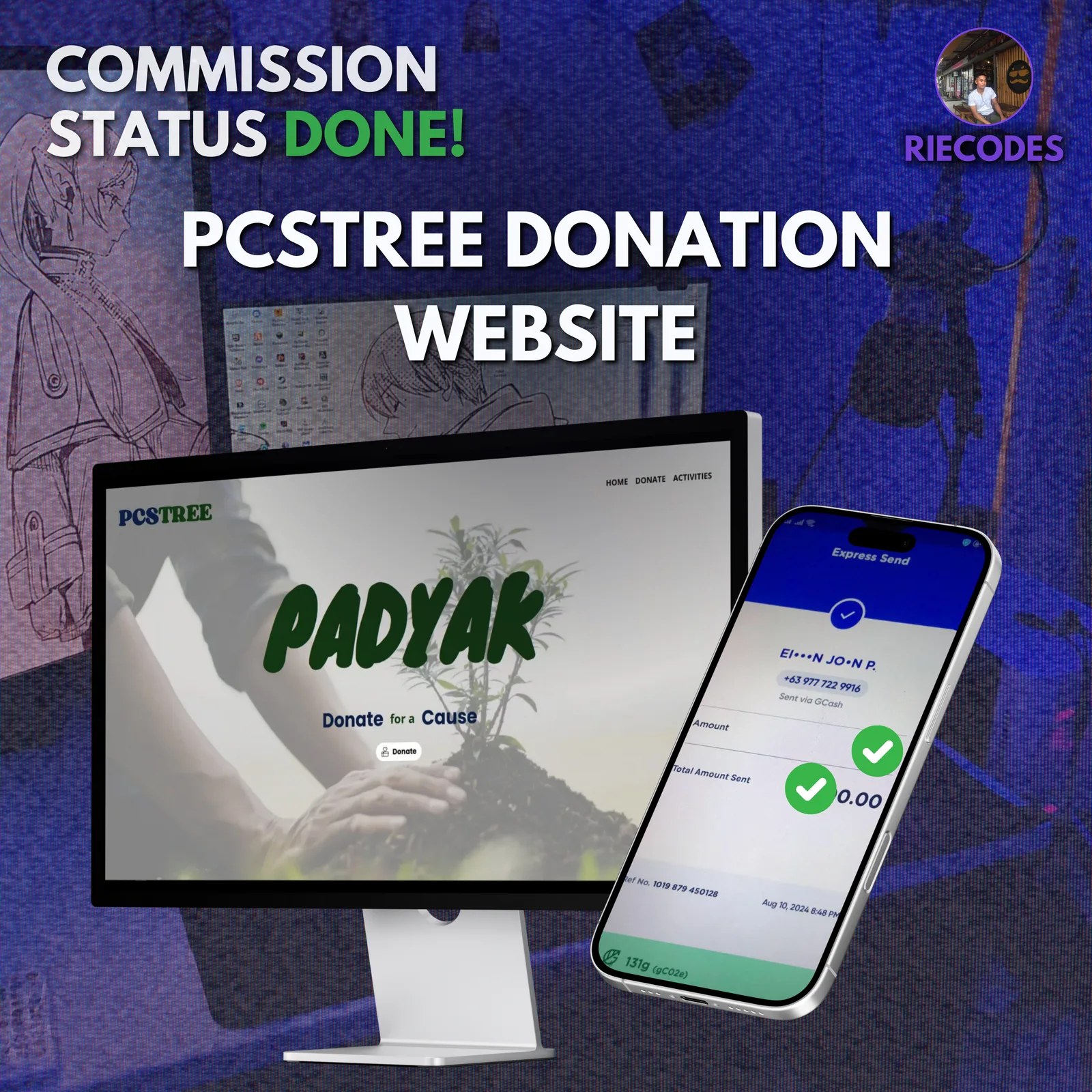 PADYAK Donation Website screenshot 1