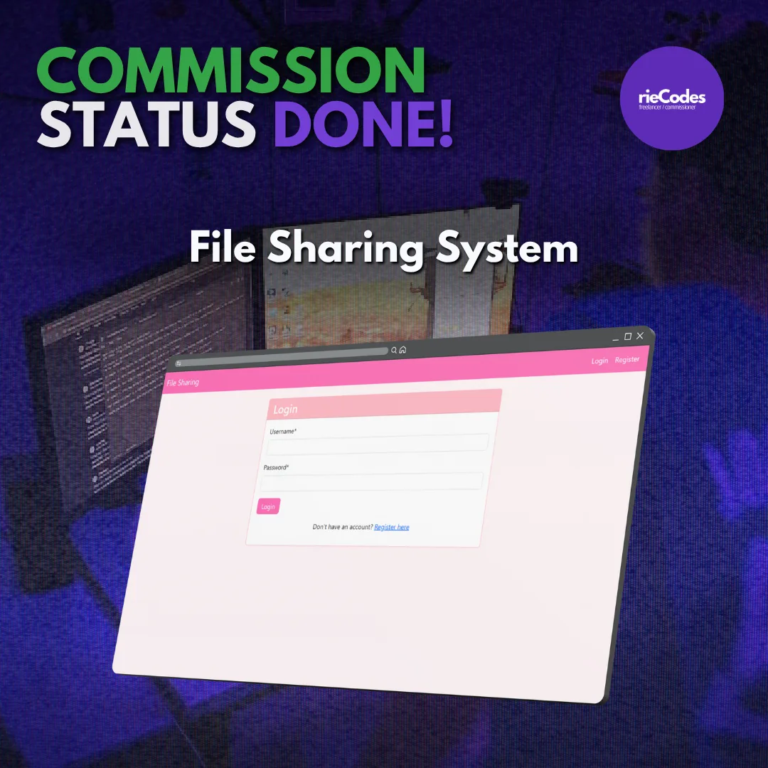 File Sharing System screenshot 1